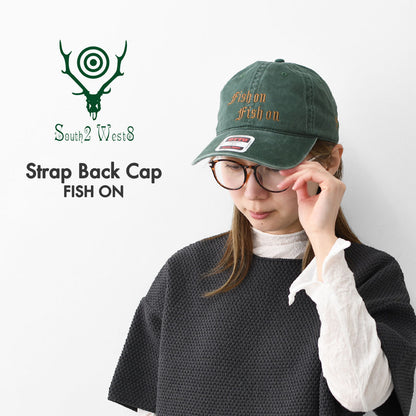 SOUTH2 WEST8 [サウスツーウエストエイト] Strap Back Cap - FISH ON [SX615] ストラップキャップ - フィッシュオン・MEN'S / LADY'S [2026SS]