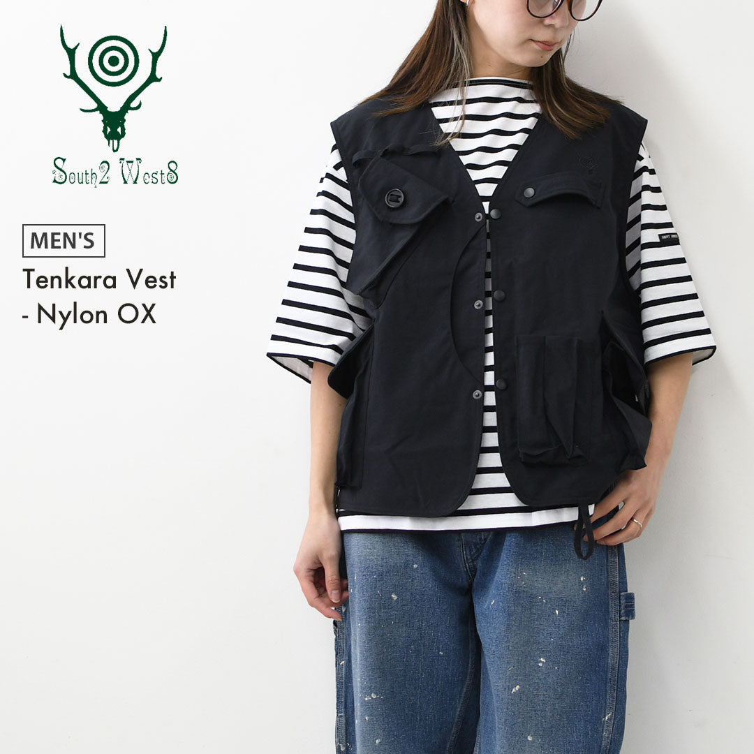 SOUTH2 WEST8 [サウスツーウエストエイト] Tenkara Vest - Nylon OX [SX642]テンカラベスト - ナイロンオックス・MEN'S [2026SS]