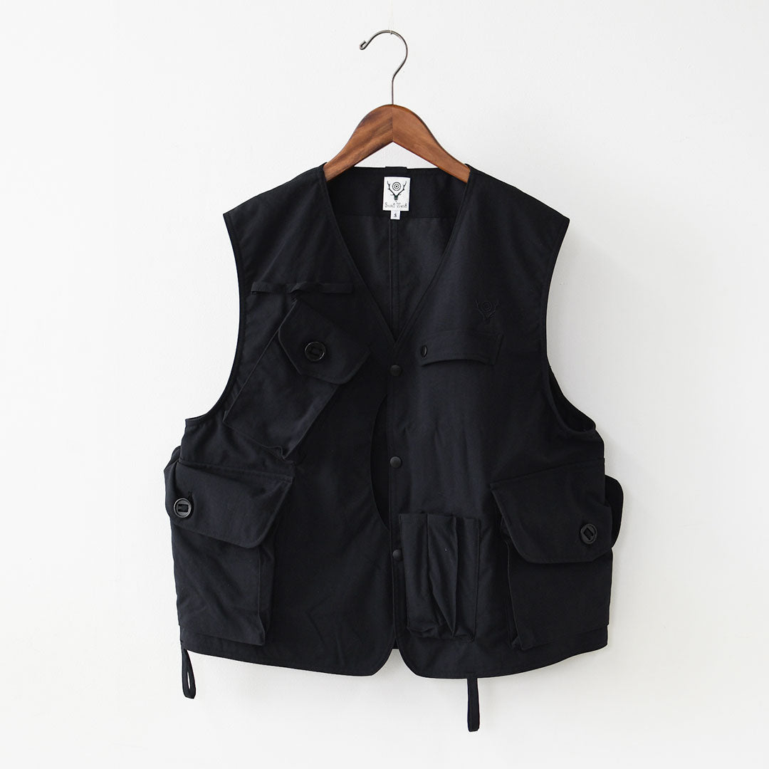 SOUTH2 WEST8 [サウスツーウエストエイト] Tenkara Vest - Nylon OX [SX642]テンカラベスト - ナイロンオックス・MEN'S [2026SS]