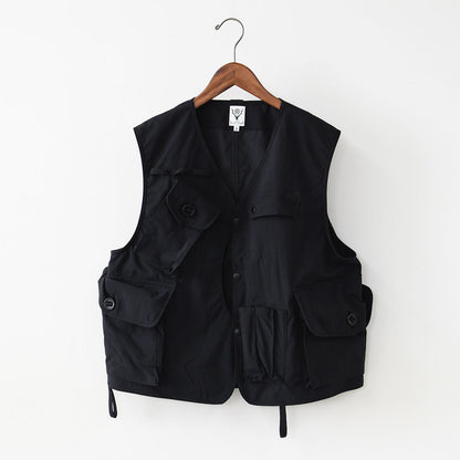 SOUTH2 WEST8 [サウスツーウエストエイト] Tenkara Vest - Nylon OX [SX642]テンカラベスト - ナイロンオックス・MEN'S [2026SS]