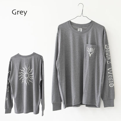 SOUTH2 WEST8 [サウスツーウエストエイト] South2 West8 x Foxfire L/S Round Pocket Tee - SCORON [SX832] ロングスリーブ ラウンドポケットTシャツ -スコーロン-・長袖Tシャツ・ロンT・ポケットT・アウトドア・タウンユース・MEN'S [2026SS]