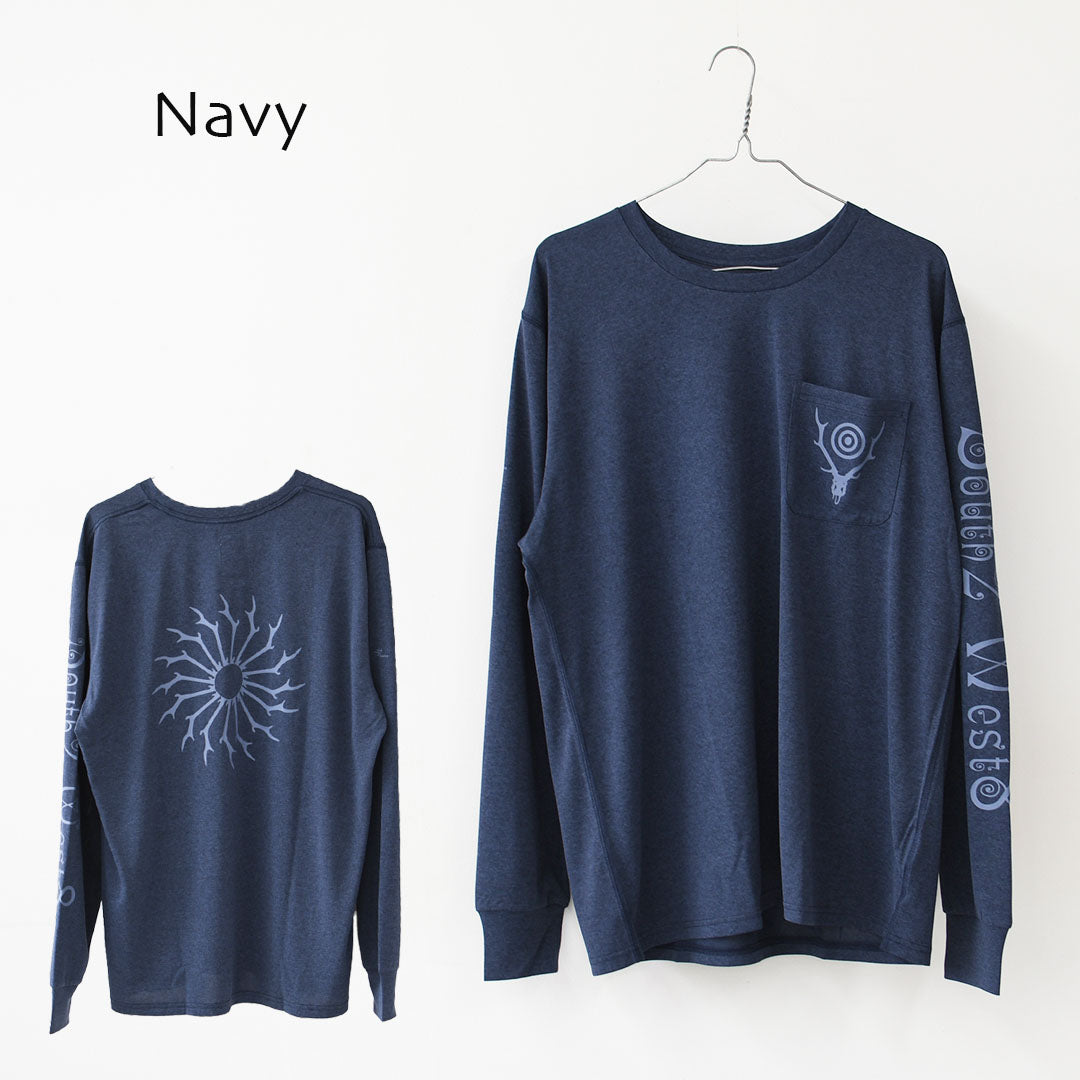 SOUTH2 WEST8 [サウスツーウエストエイト] South2 West8 x Foxfire L/S Round Pocket Tee - SCORON [SX832] ロングスリーブ ラウンドポケットTシャツ -スコーロン-・長袖Tシャツ・ロンT・ポケットT・アウトドア・タウンユース・MEN'S [2026SS]