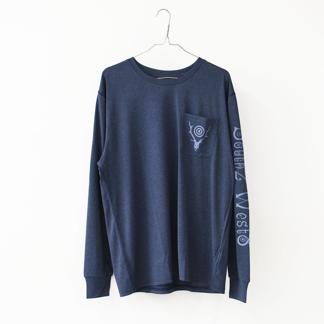 SOUTH2 WEST8 [サウスツーウエストエイト] South2 West8 x Foxfire L/S Round Pocket Tee - SCORON [SX832] ロングスリーブ ラウンドポケットTシャツ -スコーロン-・長袖Tシャツ・ロンT・ポケットT・アウトドア・タウンユース・MEN'S [2026SS]