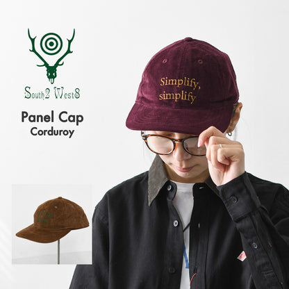 SOUTH2 WEST8 [サウスツーウエストエイト] Panel Cap - Corduroy [TY707] パネルキャップ-コーデュロイ・MEN'S / LADY'S [2026AW]