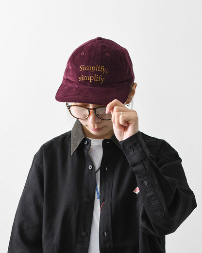SOUTH2 WEST8 [サウスツーウエストエイト] Panel Cap - Corduroy [TY707] パネルキャップ-コーデュロイ・MEN'S / LADY'S [2026AW]