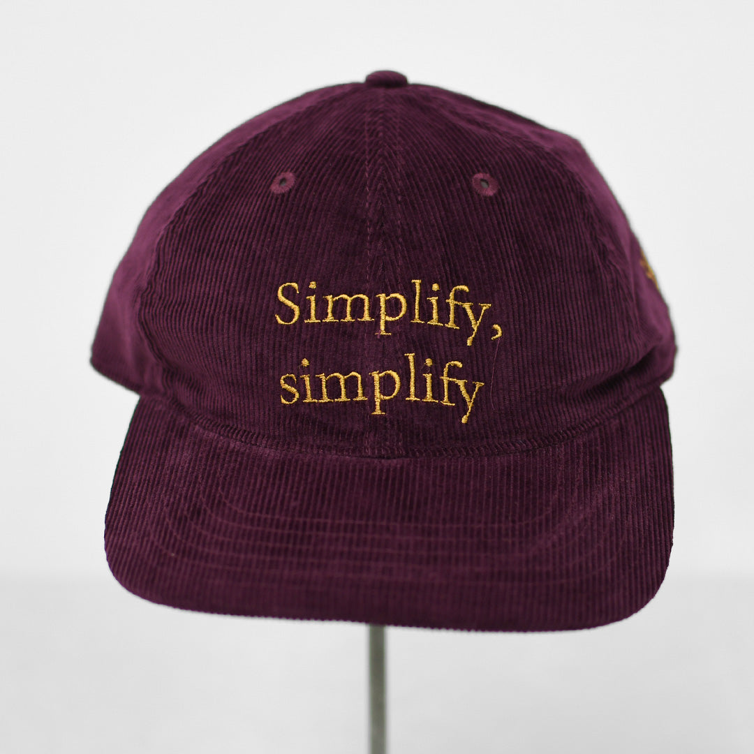 SOUTH2 WEST8 [サウスツーウエストエイト] Panel Cap - Corduroy [TY707] パネルキャップ-コーデュロイ・MEN'S / LADY'S [2026AW]