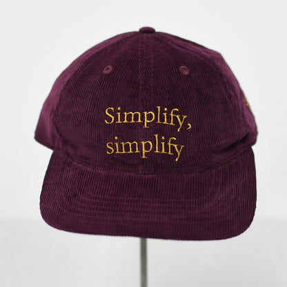 SOUTH2 WEST8 [サウスツーウエストエイト] Panel Cap - Corduroy [TY707] パネルキャップ-コーデュロイ・MEN'S / LADY'S [2026AW]