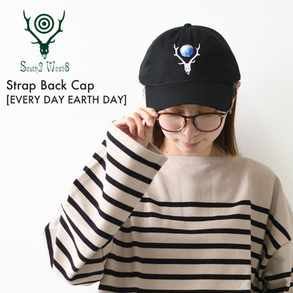 SOUTH2 WEST8 [サウスツーウエストエイト] Strap Back Cap - EVERY DAY EARTH DAY [TY711] ストラップバックキャップ - エブリデーアースデー -・キャップ・アウトドアキャップ・おしゃれキャップ・アウトドア・キャンプ・MEN'S / LADY'S [2026AW]