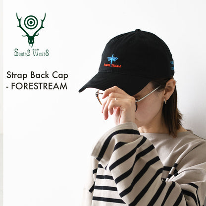 SOUTH2 WEST8 [サウスツーウエストエイト] Strap Back Cap - FORESTREAM [TY712] MEN'S / LADY'S [2026AW]