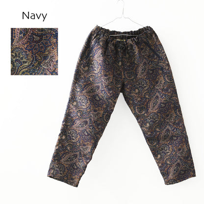 SOUTH2 WEST8 [サウスツーウエストエイト] String Slack Pant - Paisley Jq. [TY763] ストリング スラック パンツ - ペイズリー ジャカード・イージーパンツ・ワイドシルエット・キャンプ・アウトドア・MEN'S [2026AW]