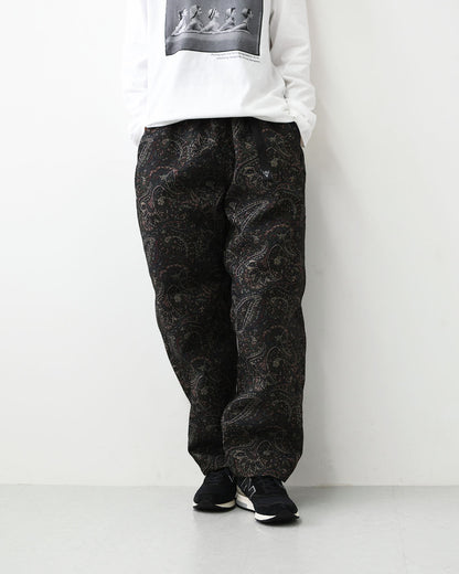 SOUTH2 WEST8 [サウスツーウエストエイト] String Slack Pant - Paisley Jq. [TY763] ストリング スラック パンツ - ペイズリー ジャカード・イージーパンツ・ワイドシルエット・キャンプ・アウトドア・MEN'S [2026AW]