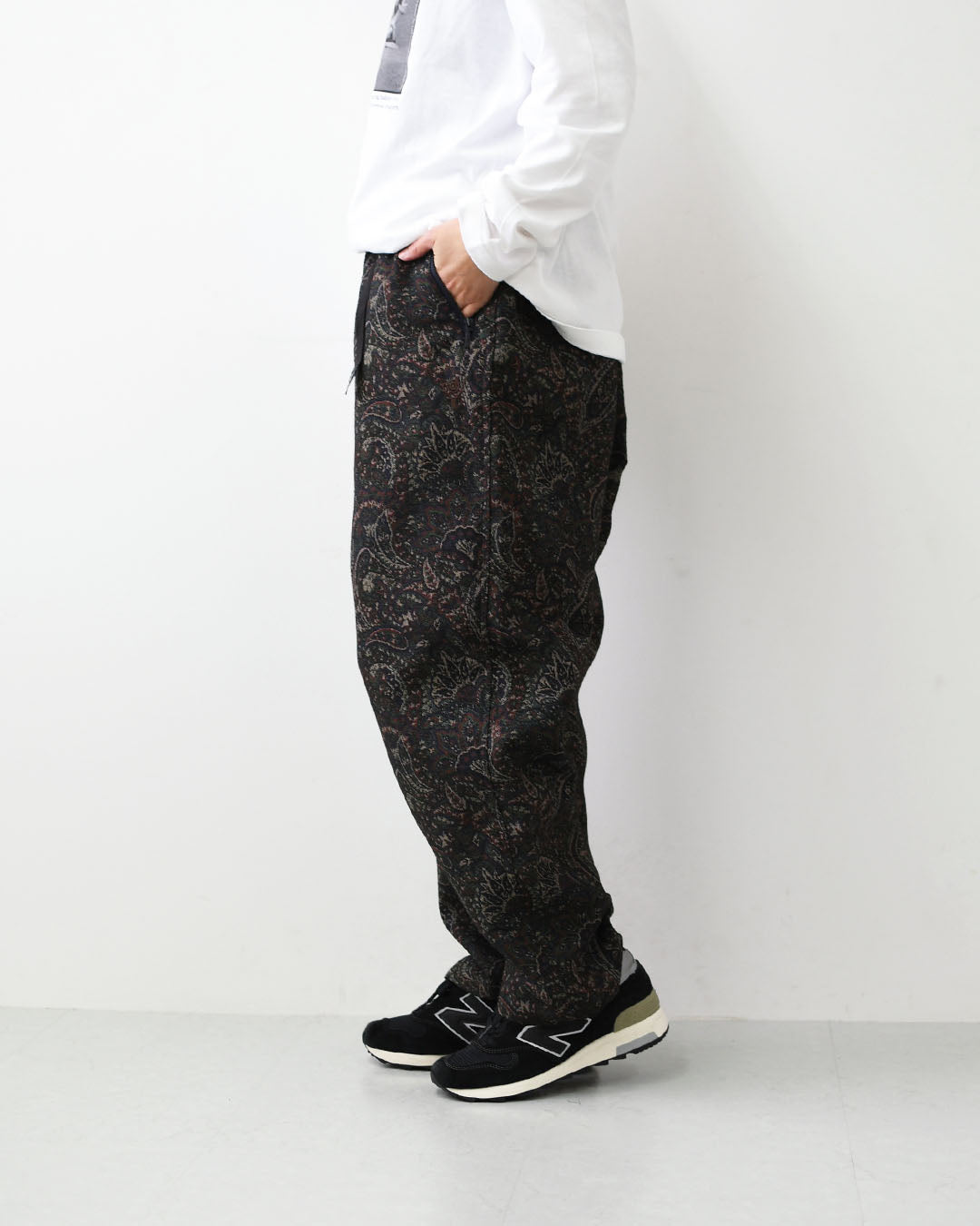 SOUTH2 WEST8 [サウスツーウエストエイト] String Slack Pant - Paisley Jq. [TY763] ストリング スラック パンツ - ペイズリー ジャカード・イージーパンツ・ワイドシルエット・キャンプ・アウトドア・MEN'S [2026AW]