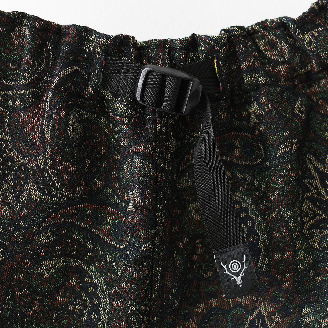 SOUTH2 WEST8 [サウスツーウエストエイト] String Slack Pant - Paisley Jq. [TY763] ストリング スラック パンツ - ペイズリー ジャカード・イージーパンツ・ワイドシルエット・キャンプ・アウトドア・MEN'S [2026AW]