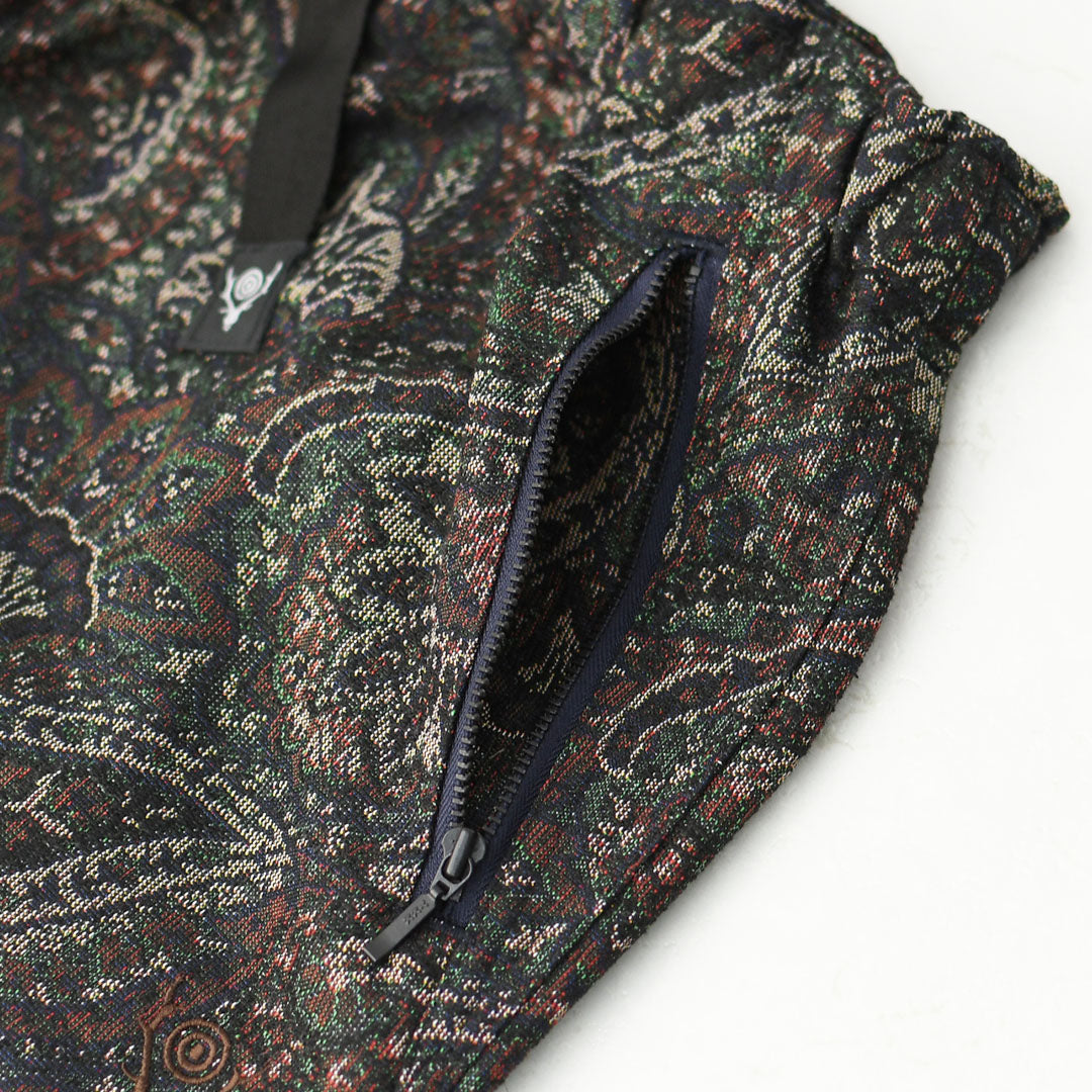 SOUTH2 WEST8 [サウスツーウエストエイト] String Slack Pant - Paisley Jq. [TY763] ストリング スラック パンツ - ペイズリー ジャカード・イージーパンツ・ワイドシルエット・キャンプ・アウトドア・MEN'S [2026AW]