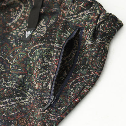 SOUTH2 WEST8 [サウスツーウエストエイト] String Slack Pant - Paisley Jq. [TY763] ストリング スラック パンツ - ペイズリー ジャカード・イージーパンツ・ワイドシルエット・キャンプ・アウトドア・MEN'S [2026AW]