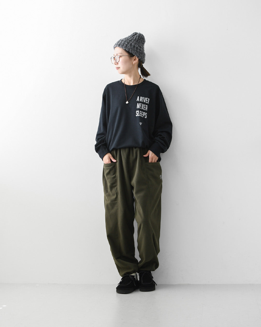 SOUTH2 WEST8 [サウスツーウエストエイト] String C.S Pant - Poly Fleece [TY800] ストリング C.S パンツ ポリフリース・フリースパンツ・ボアパンツ・キャンプ・アウトドア・防寒・MEN'S [2026AW]