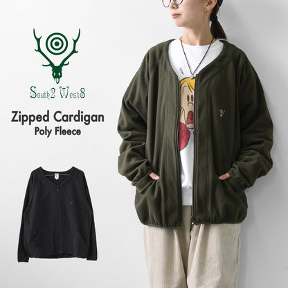 SOUTH2 WEST8 [サウスツーウエストエイト] Zipped Cardigan - Poly Fleece [TY801] ジッパーカーディガン・フリース・MEN'S [2026AW]
