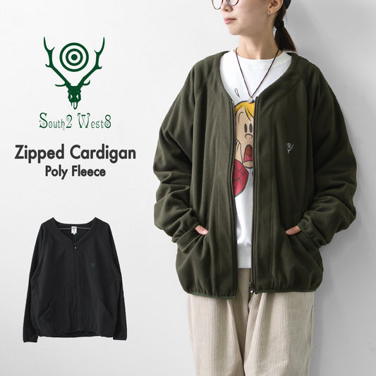 SOUTH2 WEST8 [サウスツーウエストエイト] Zipped Cardigan - Poly Fleece [TY801] ジッパーカーディガン・フリース・MEN'S [2026AW]