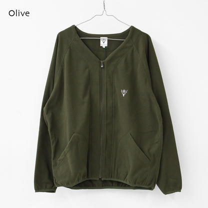 SOUTH2 WEST8 [サウスツーウエストエイト] Zipped Cardigan - Poly Fleece [TY801] ジッパーカーディガン・フリース・MEN'S [2026AW]
