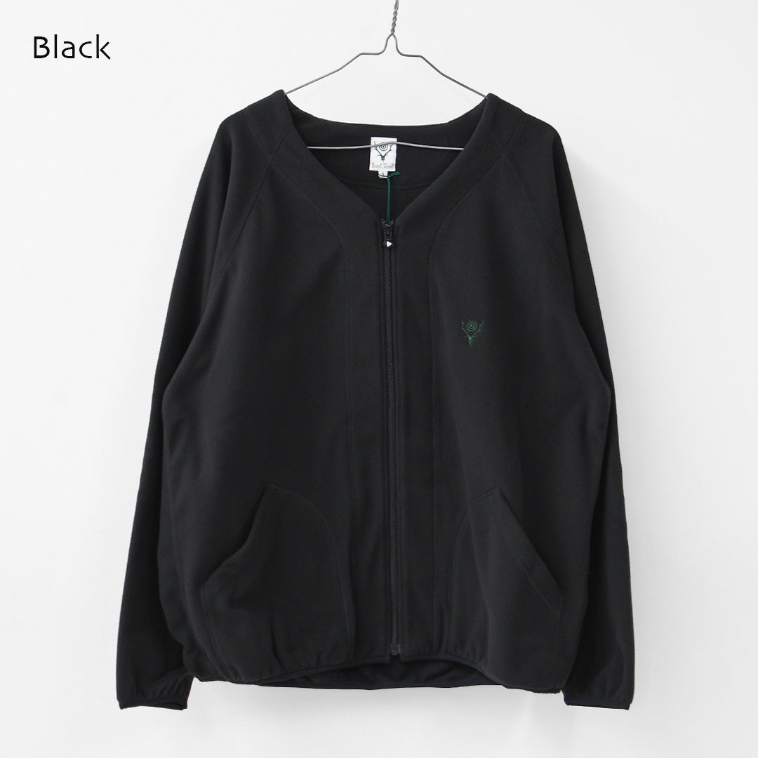 SOUTH2 WEST8 [サウスツーウエストエイト] Zipped Cardigan - Poly Fleece [TY801] ジッパーカーディガン・フリース・MEN'S [2026AW]