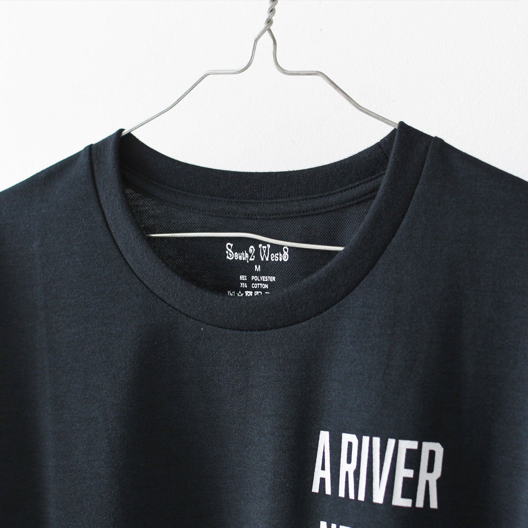 SOUTH2 WEST8 [サウスツーウエストエイト] L/S Tee - A RIVER NEVER SLEEP [TY860] ロングスリーブTシャツ・長袖Tシャツ・ロンT・アウトドア・タウンユース・MEN'S / LADY'S [2026AW]