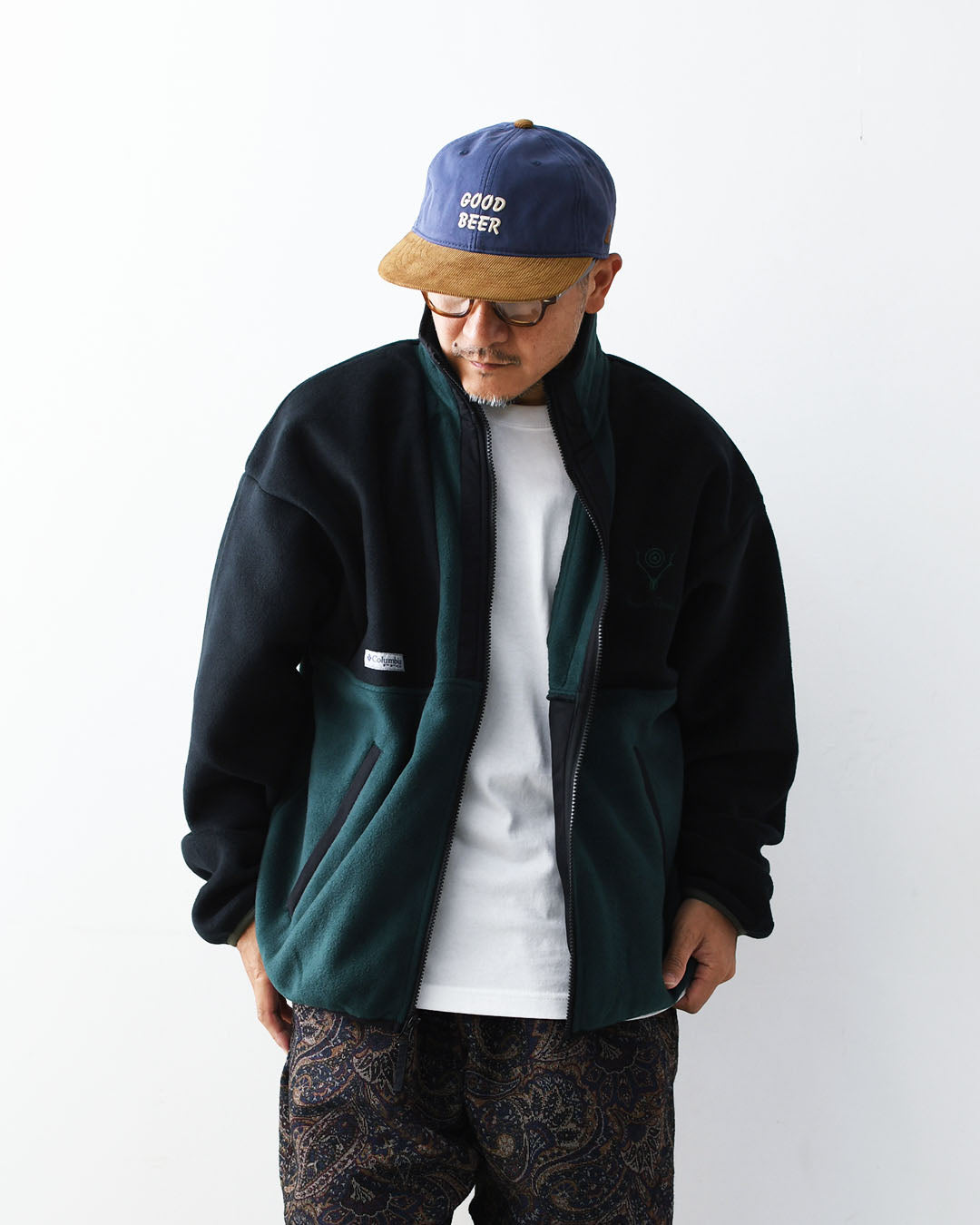 SOUTH2 WEST8 [サウスツーウエストエイト] SOUTH2 WEST8×COLUMBIA PFG Wintertrainer Fleece Jacket [TY922] フリースジャケット・コラボウェアー・キャンプ・アウトドア・タウンユース・防寒・保湿性・アウター・MEN'S  [2026AW]