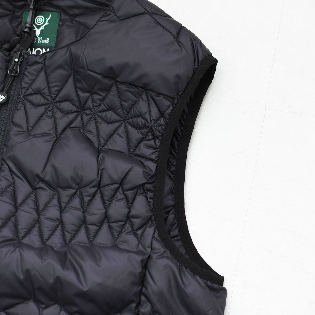 SOUTH2 WEST8 [サウスツーウエストエイト] × TAION[タイオン]  Inner Down Vest [TY941] インナーダウンベスト・コラボウェアー・フィッシング・キャンプ・アウトドア・タウンユース・防寒・保湿性・アウター・MEN'S  [2026AW]