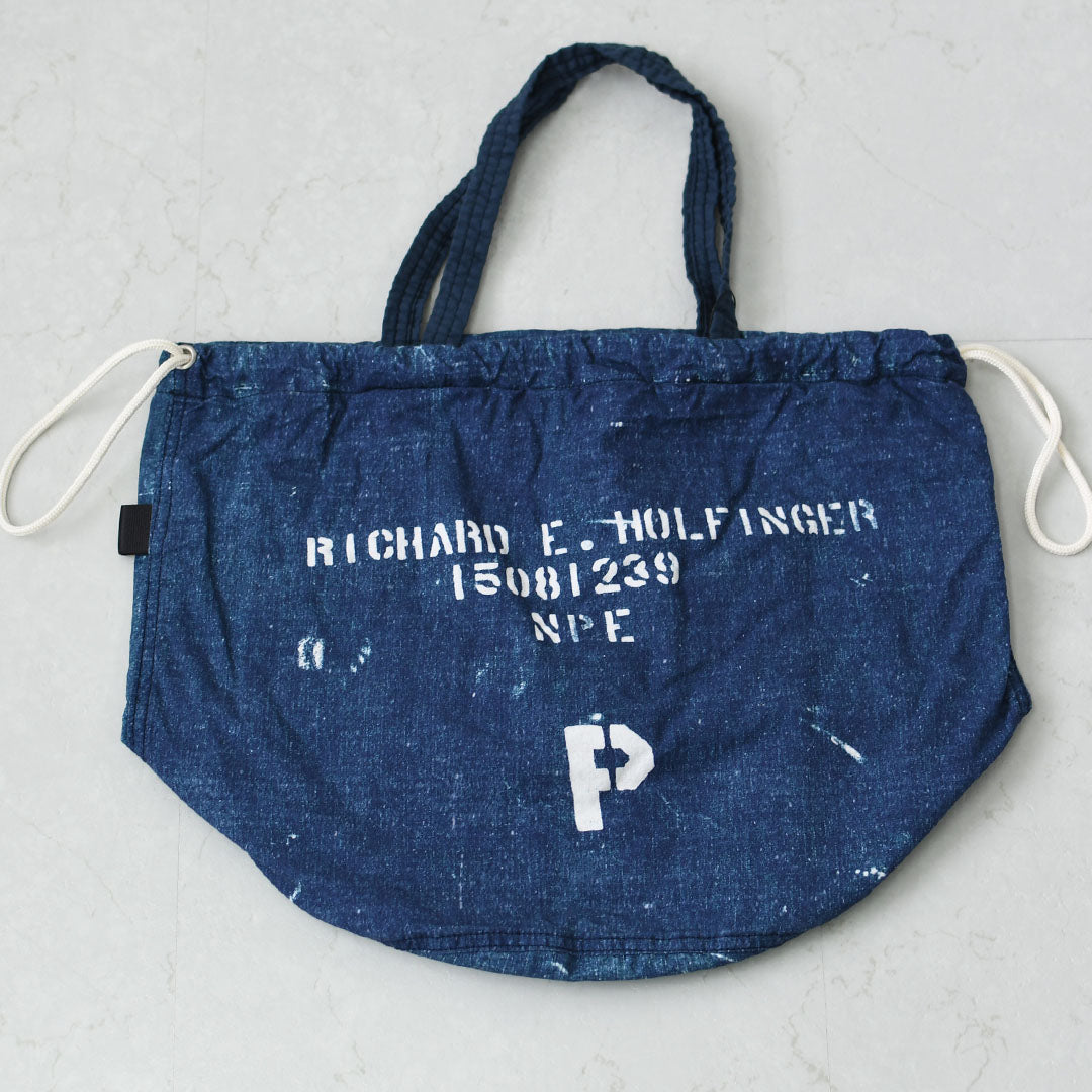 N.P.E NAPRON PATIENTS EFFECTS BAG [エヌピーイーナプロンペイシェントエフェクトバッグ] REPRODUCTION PATIENTS BAG - LANDRY BAG L - [NPE01-0608L] リプロダクション ペイシェントバッグ - ランドリーバッグ L -・巾着バッグ・コットンバッグ・MEN'S / LADY'S [2026SS]