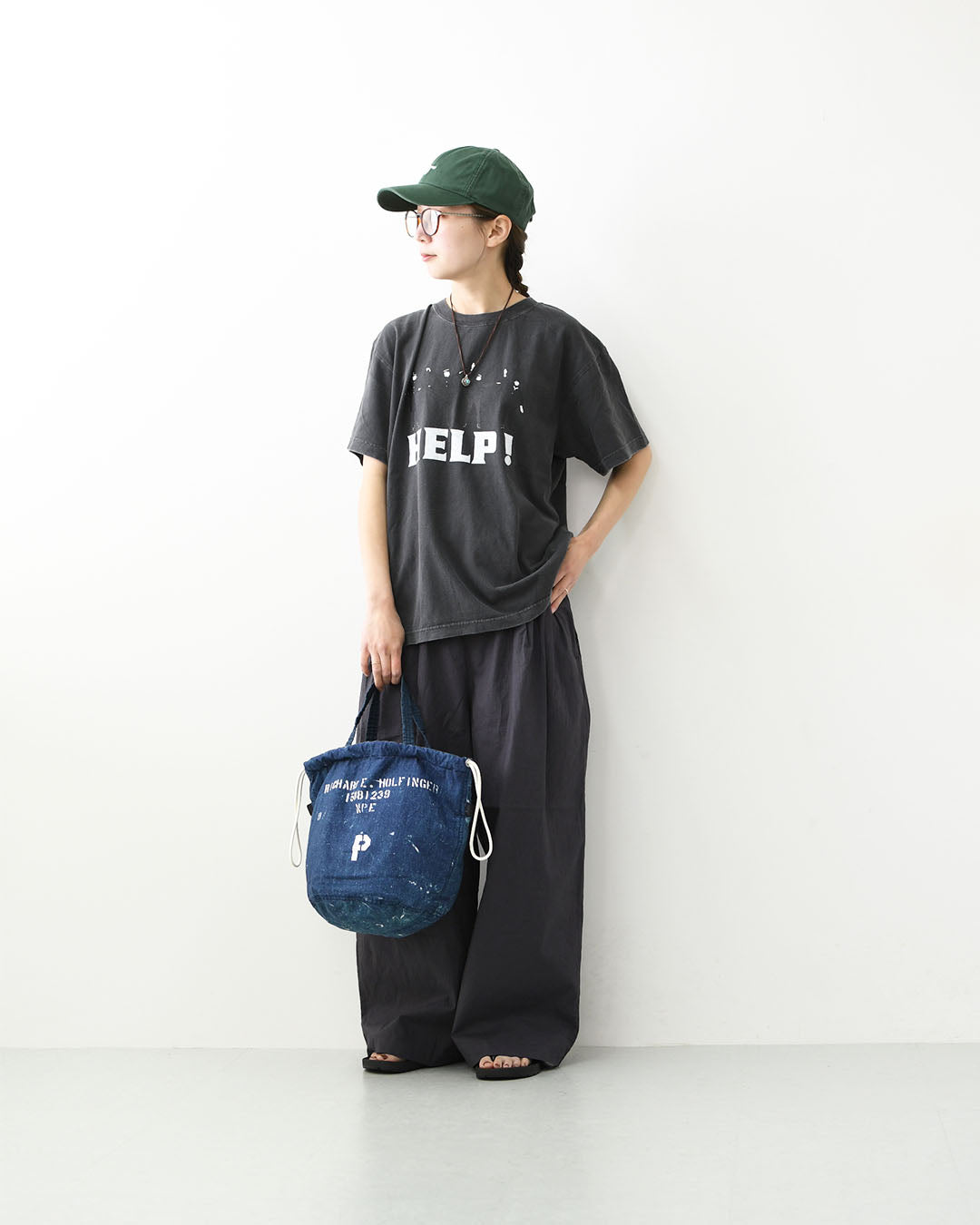 N.P.E NAPRON PATIENTS EFFECTS BAG [エヌピーイーナプロンペイシェントエフェクトバッグ] REPRODUCTION PATIENTS BAG - LANDRY BAG M - [NPE01-0608M] リプロダクション ペイシェンツバッグ - ランドリーバッグM -・巾着バッグ・コットンバッグ・MEN'S / LADY'S [2026SS]