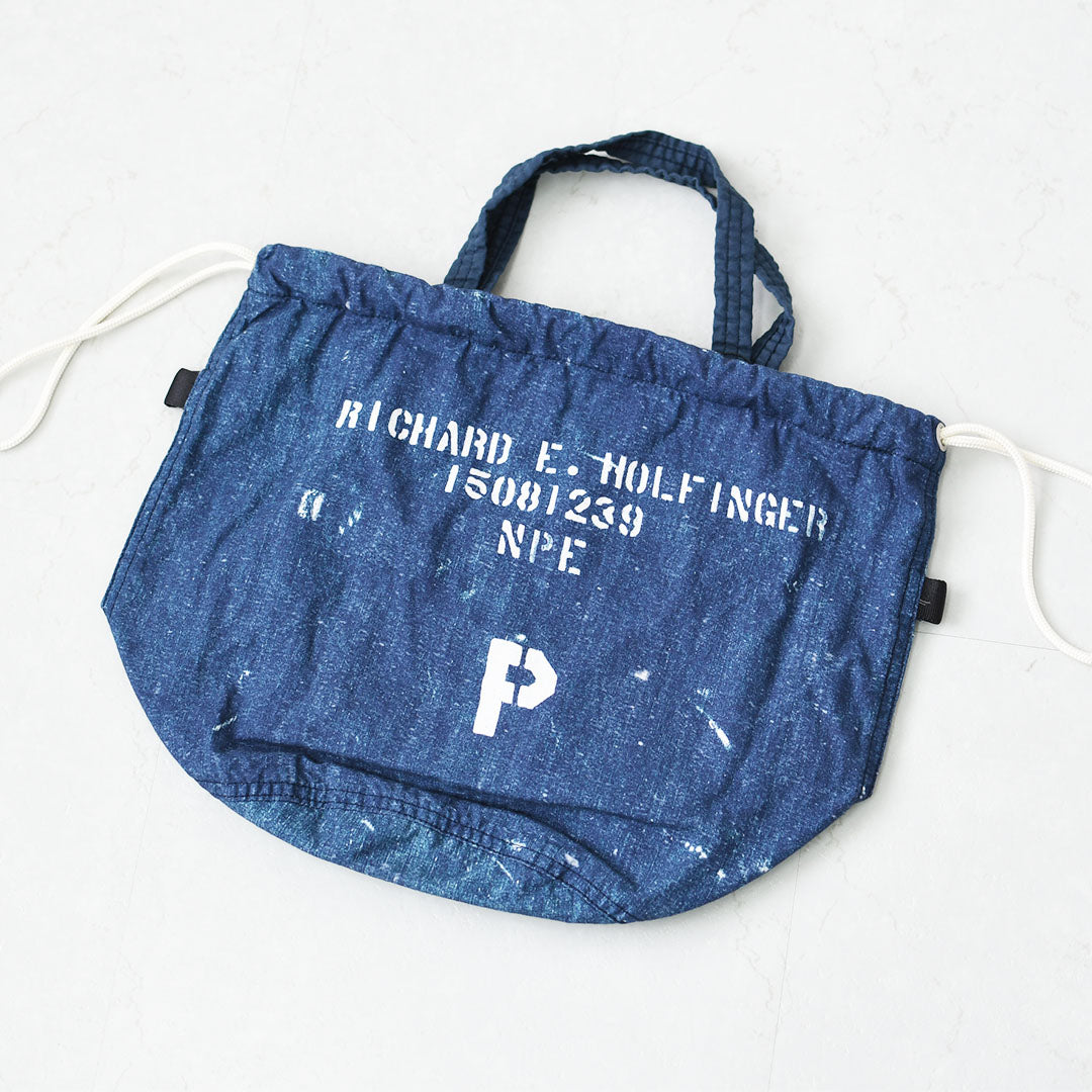 N.P.E NAPRON PATIENTS EFFECTS BAG [エヌピーイーナプロンペイシェントエフェクトバッグ] REPRODUCTION PATIENTS BAG - LANDRY BAG M - [NPE01-0608M] リプロダクション ペイシェンツバッグ - ランドリーバッグM -・巾着バッグ・コットンバッグ・MEN'S / LADY'S [2026SS]