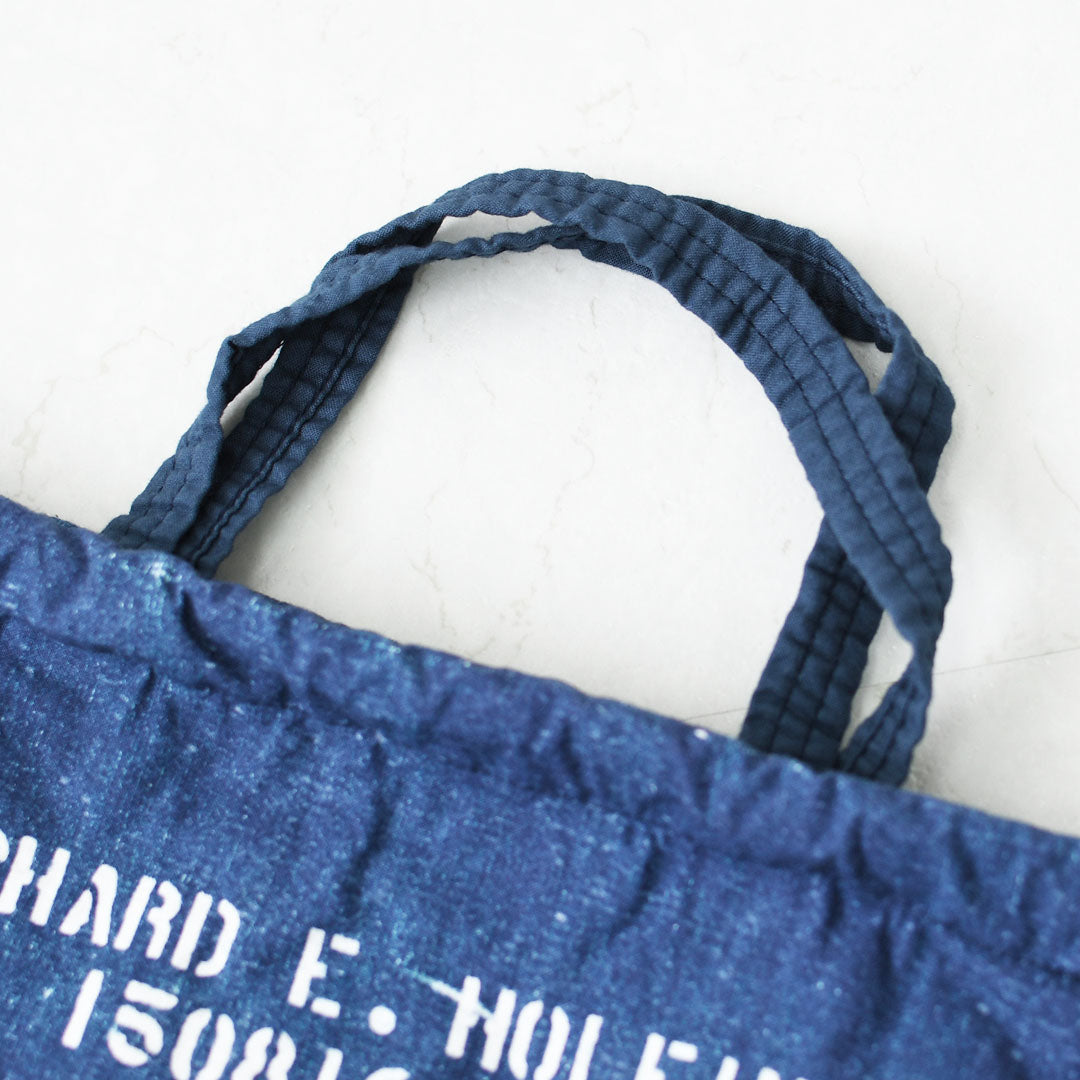 N.P.E NAPRON PATIENTS EFFECTS BAG [エヌピーイーナプロンペイシェントエフェクトバッグ] REPRODUCTION PATIENTS BAG - LANDRY BAG M - [NPE01-0608M] リプロダクション ペイシェンツバッグ - ランドリーバッグM -・巾着バッグ・コットンバッグ・MEN'S / LADY'S [2026SS]