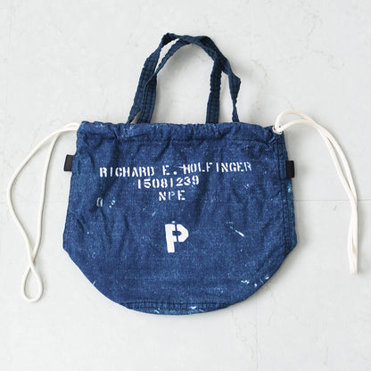 N.P.E NAPRON PATIENTS EFFECTS BAG [エヌピーイーナプロンペイシェントエフェクトバッグ] REPRODUCTION PATIENTS BAG - LANDRY BAG S -  [NPE01-0608S] リプロダクション ペイシェンツバッグ - ランドリーバッグS -・巾着バッグ・コットンバッグ・MEN'S / LADY'S [2026SS]