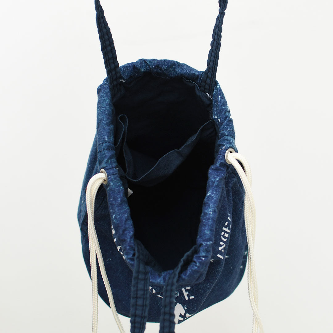N.P.E NAPRON PATIENTS EFFECTS BAG [エヌピーイーナプロンペイシェントエフェクトバッグ] REPRODUCTION PATIENTS BAG - LANDRY BAG S -  [NPE01-0608S] リプロダクション ペイシェンツバッグ - ランドリーバッグS -・巾着バッグ・コットンバッグ・MEN'S / LADY'S [2026SS]