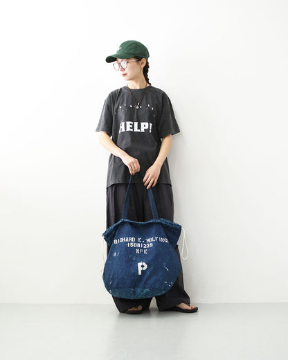 N.P.E NAPRON PATIENTS EFFECTS BAG [エヌピーイーナプロンペイシェントエフェクトバッグ] REPRODUCTION PATIENTS BAG - LANDRY BAG XXL -  [NPE01-0608XXL] リプロダクション ペイシェンツバッグ - ランドリーバッグ XXL -・巾着バッグ・MEN'S / LADY'S [2026SS]