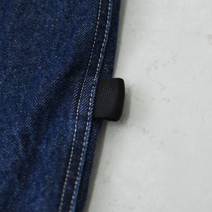 N.P.E NAPRON PATIENTS EFFECTS BAG [エヌピーイーナプロンペイシェントエフェクトバッグ] BLEACHED DENIM PATIENTS BAG XL  [NPE01-7307XL] ブリーチド デニム ペイシェントバッグ XL・ペイシェントバッグ・巾着バッグ・コットンバッグ・MEN'S / LADY'S [2026SS]