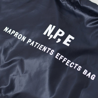 N.P.E [エヌピーイー] PET BOTTLE RECYCLING PACKABLE PATIENTS BAG [NPE01-8888] ペットボトルリサイクリングパッカブルペイシェントバッグ・ペイシェントバッグ・パッカブル・ロゴバッグ・エコバッグ・リサイクル素材・サステナブル・MEN'S / LADY'S [2026SS]