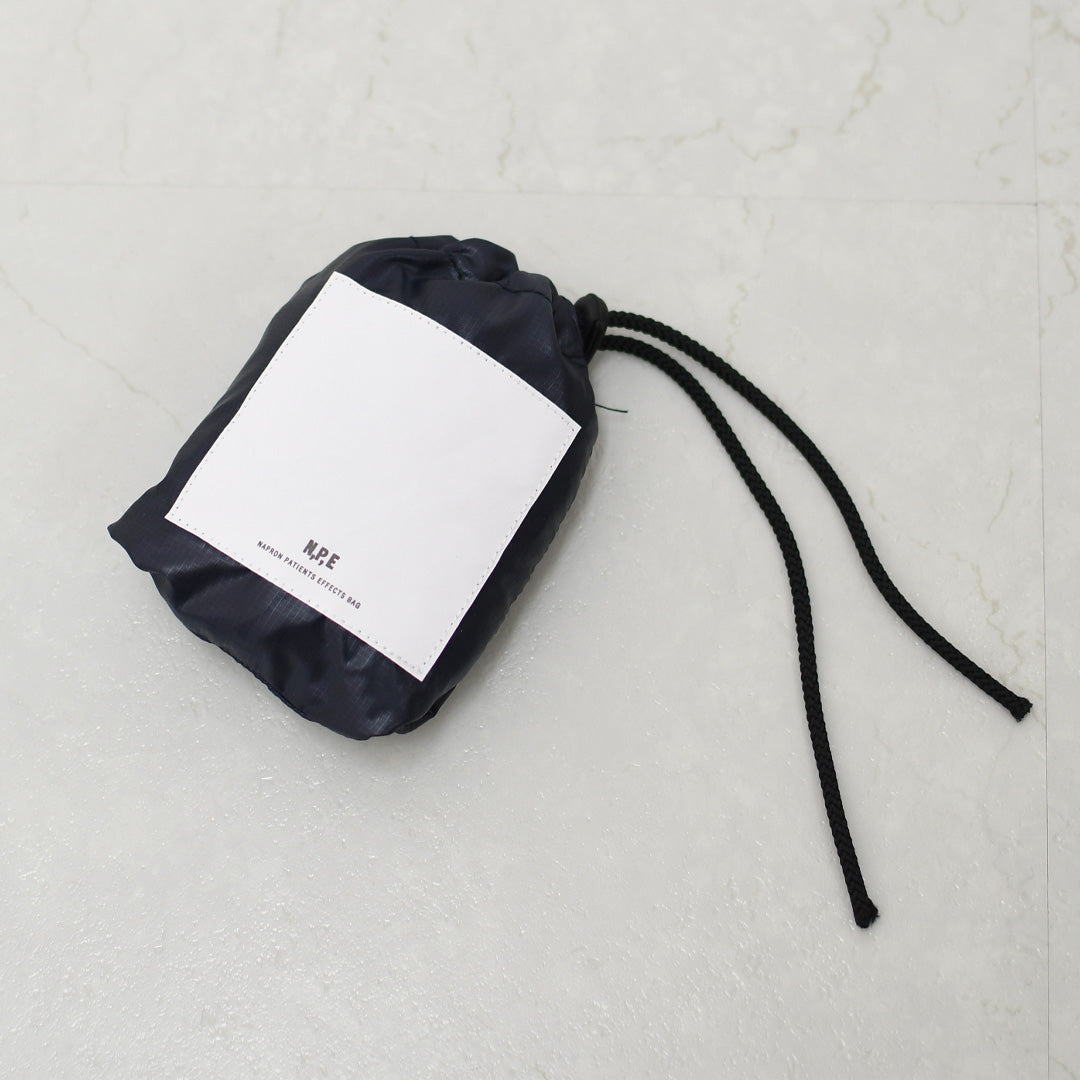 N.P.E [エヌピーイー] PET BOTTLE RECYCLING PACKABLE PATIENTS BAG [NPE01-8888] ペットボトルリサイクリングパッカブルペイシェントバッグ・ペイシェントバッグ・パッカブル・ロゴバッグ・エコバッグ・リサイクル素材・サステナブル・MEN'S / LADY'S [2026SS]