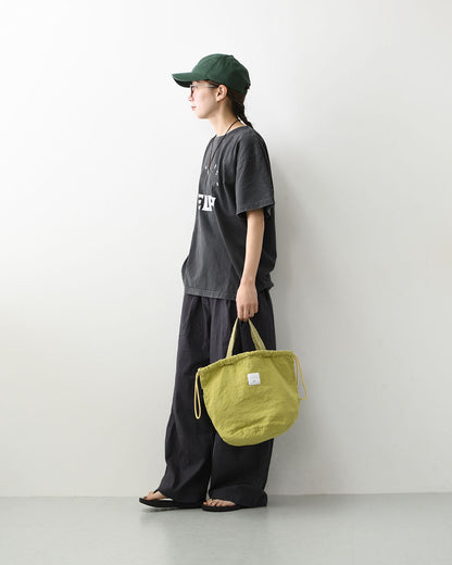 N.P.E NAPRON PATIENTS EFFECTS BAG [エヌピーイーナプロンペイシェントエフェクトバッグ] LINEN CANVAS PATIENTS BAG M [NPE02-2025M] リネンキャンバス ペイシェントバッグ M・ペイシェントバッグ・巾着バッグ・コットンバッグ・MEN'S / LADY'S [2026SS]