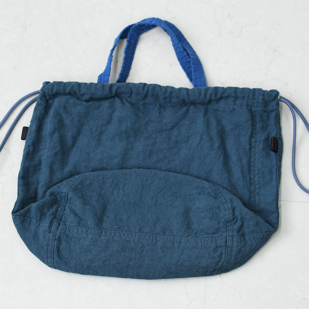 N.P.E NAPRON PATIENTS EFFECTS BAG [エヌピーイーナプロンペイシェントエフェクトバッグ] LINEN CANVAS PATIENTS BAG M [NPE02-2025M] リネンキャンバス ペイシェントバッグ M・ペイシェントバッグ・巾着バッグ・コットンバッグ・MEN'S / LADY'S [2026SS]