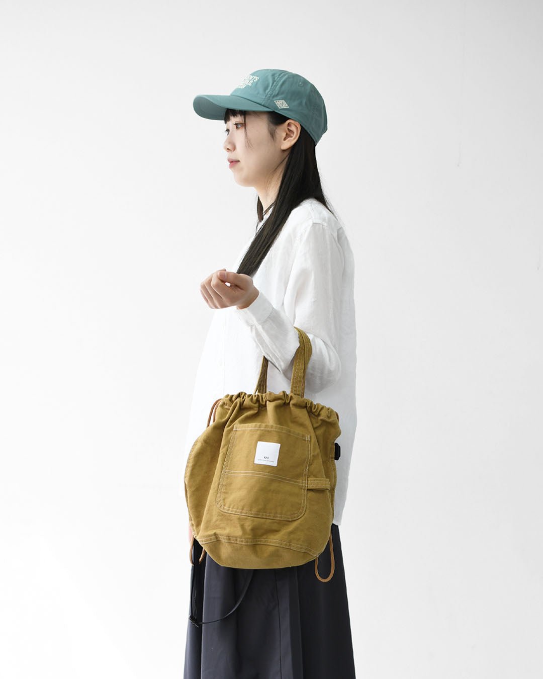 N.P.E [エヌピーイー] WORKERS PATIENTS BAG M [NPE02-425000M] ワーカーズ ペイシェントバッグ M・ペイシェントバッグ・巾着バッグ・コットンバッグ・MEN'S / LADY'S [2026SS]