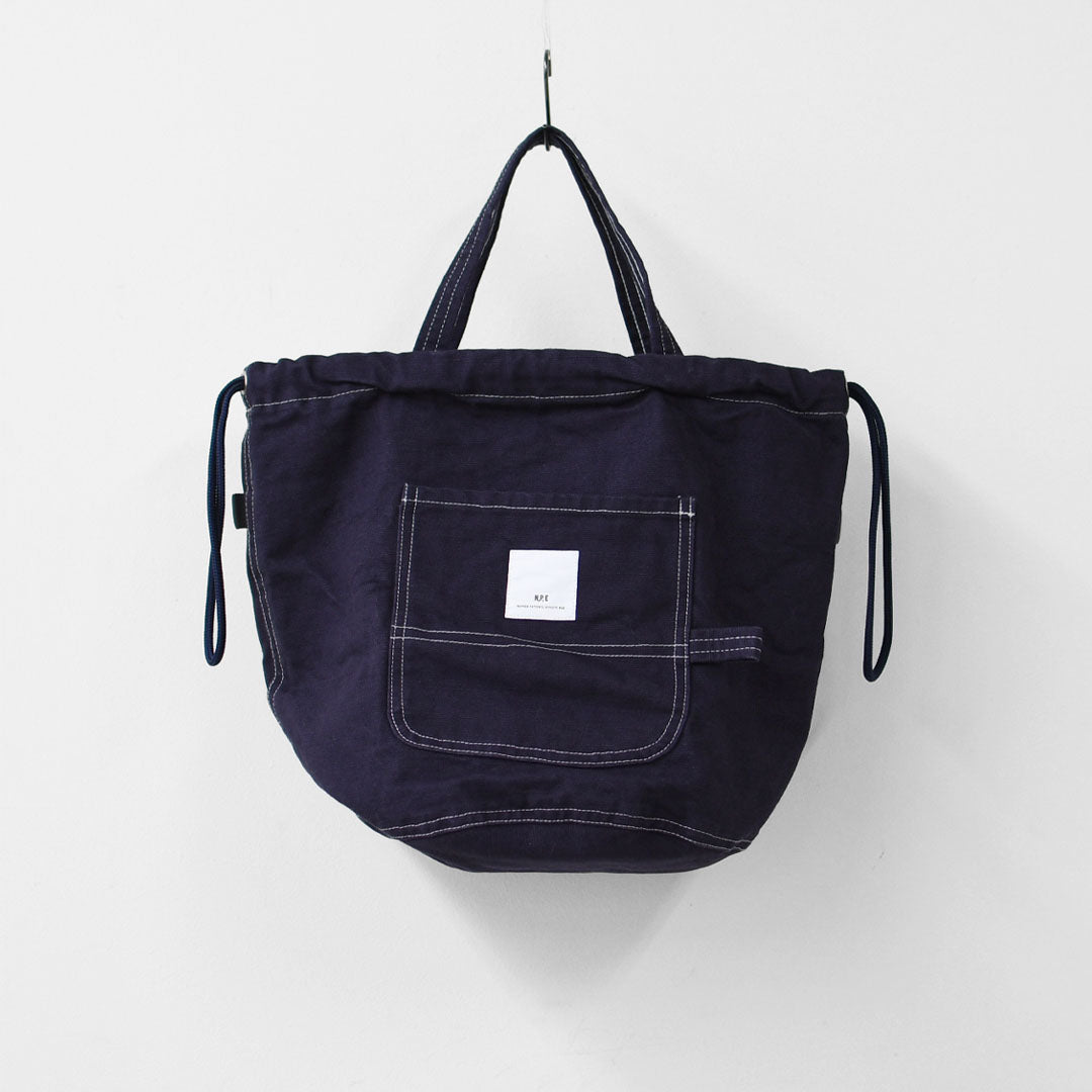 N.P.E [エヌピーイー] WORKERS PATIENTS BAG M [NPE02-425000M] ワーカーズ ペイシェントバッグ M・ペイシェントバッグ・巾着バッグ・コットンバッグ・MEN'S / LADY'S [2026SS]