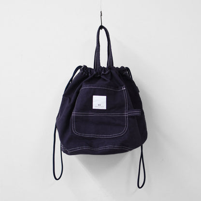 N.P.E [エヌピーイー] WORKERS PATIENTS BAG M [NPE02-425000M] ワーカーズ ペイシェントバッグ M・ペイシェントバッグ・巾着バッグ・コットンバッグ・MEN'S / LADY'S [2026SS]