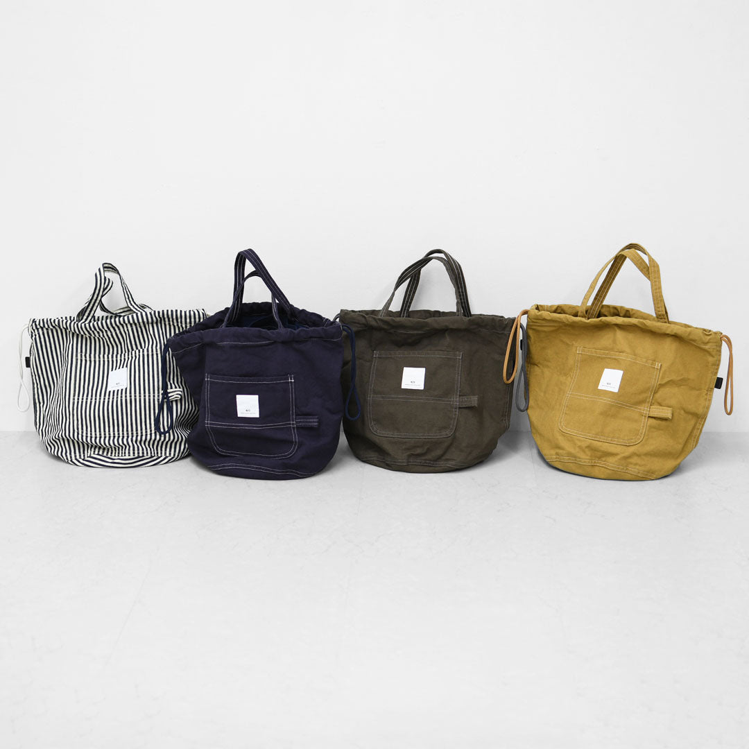 N.P.E [エヌピーイー] WORKERS PATIENTS BAG M [NPE02-425000M] ワーカーズ ペイシェントバッグ M・ペイシェントバッグ・巾着バッグ・コットンバッグ・MEN'S / LADY'S [2026SS]