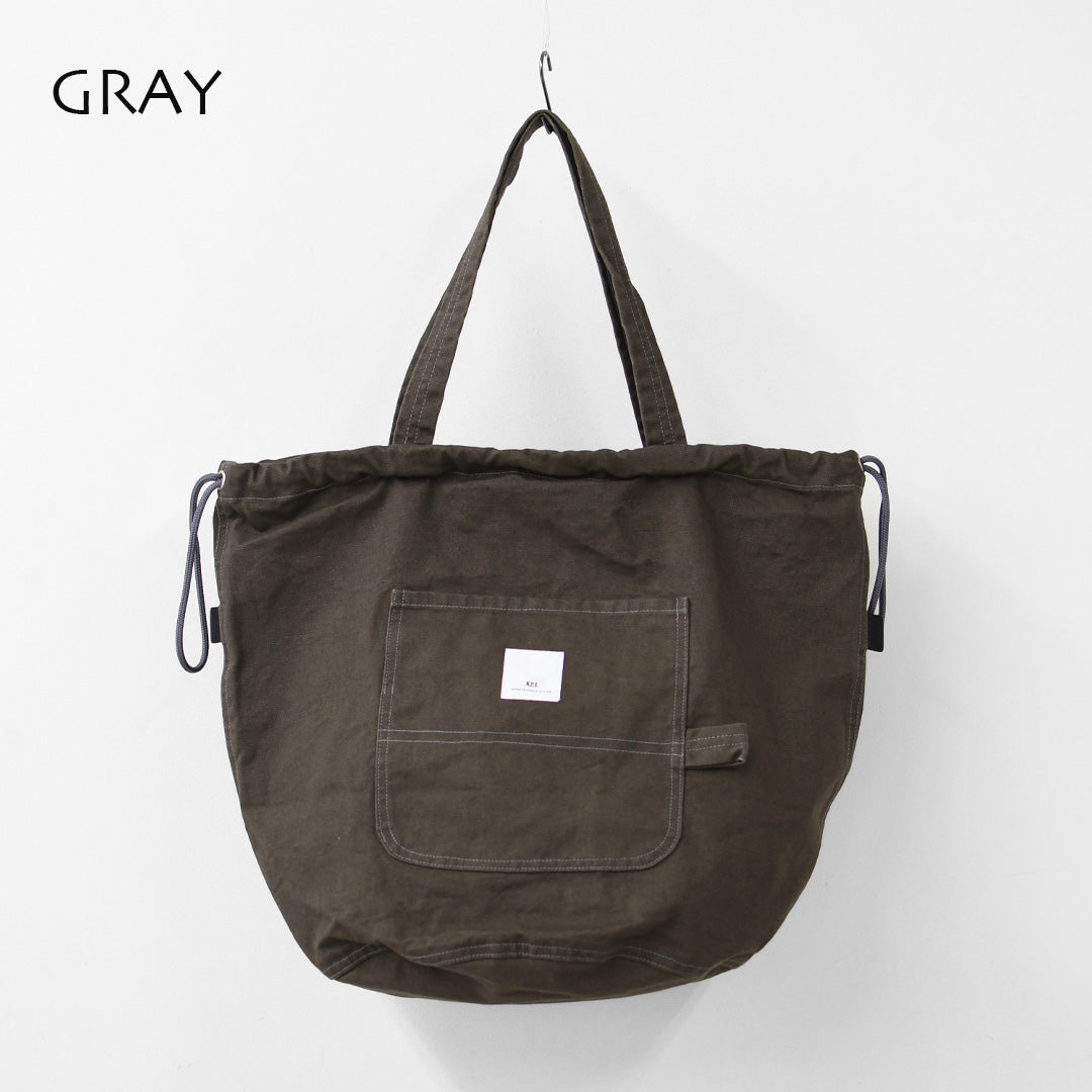 N.P.E [エヌピーイー] WORKERS PATIENTS BAG XL [NPE02-425000X] ワーカーズ ペイシェントバッグ XL・ペイシェントバッグ・巾着バッグ・コットンバッグ・MEN'S / LADY'S [2026SS]