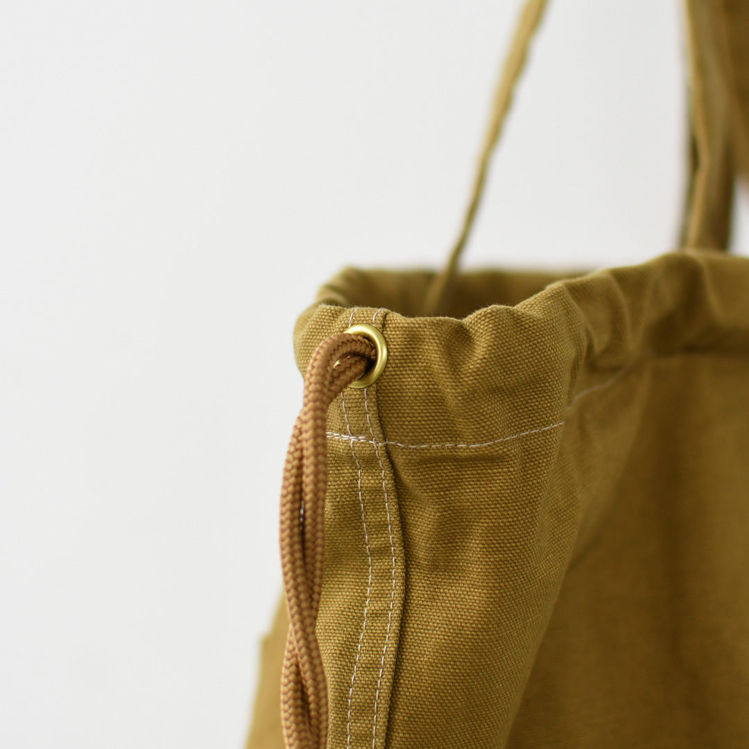 N.P.E [エヌピーイー] WORKERS PATIENTS BAG XL [NPE02-425000X] ワーカーズ ペイシェントバッグ XL・ペイシェントバッグ・巾着バッグ・コットンバッグ・MEN'S / LADY'S [2026SS]