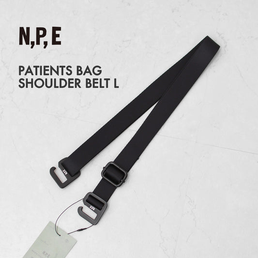 N.P.E [エヌピーイー] PATIENTS BAG SHOULDER BELT L [NPE03-1027L] ペイシェントバッグショルダーベルトL・ショルダーベルト・ナイロン・調整可能・MEN'S / LADY'S [2026SS]