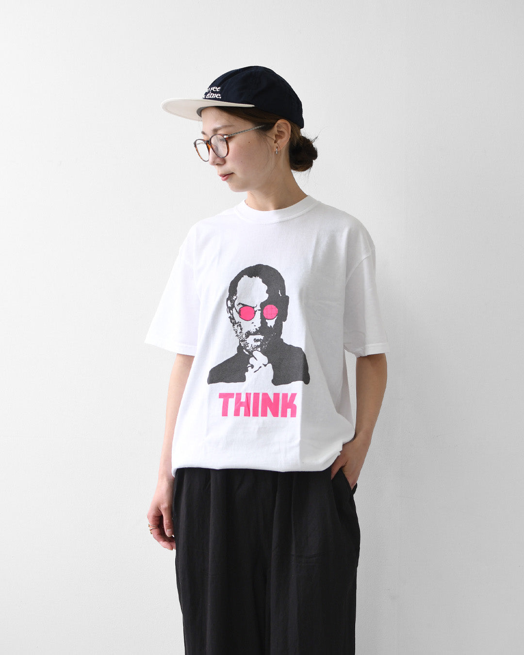 GSYB [ジーエスワイビー] IJIN TEE-THINK-  [GS2601-C02] スィンクティー・ ショートスリーブ・半袖Tシャツ・デザインティー・ロゴティー・メッセージティー・タウンユース・MEN'S [2026SS]