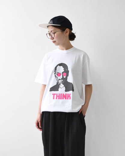 GSYB [ジーエスワイビー] IJIN TEE-THINK-  [GS2601-C02] スィンクティー・ ショートスリーブ・半袖Tシャツ・デザインティー・ロゴティー・メッセージティー・タウンユース・MEN'S [2026SS]