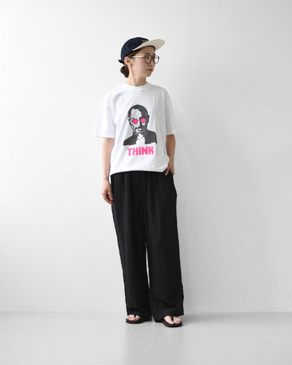 GSYB [ジーエスワイビー] IJIN TEE-THINK-  [GS2601-C02] スィンクティー・ ショートスリーブ・半袖Tシャツ・デザインティー・ロゴティー・メッセージティー・タウンユース・MEN'S [2026SS]