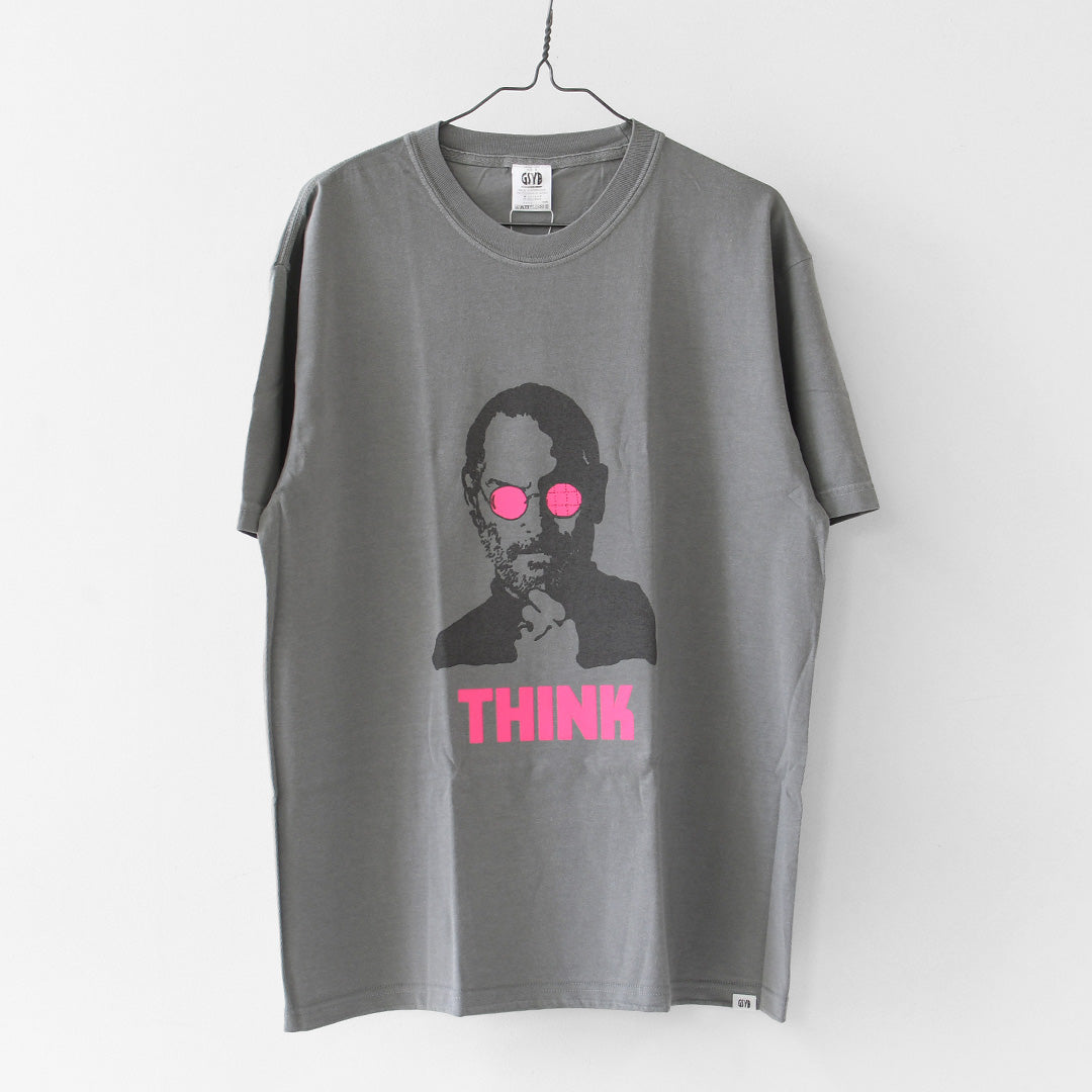 GSYB [ジーエスワイビー] IJIN TEE-THINK-  [GS2601-C02] スィンクティー・ ショートスリーブ・半袖Tシャツ・デザインティー・ロゴティー・メッセージティー・タウンユース・MEN'S [2026SS]
